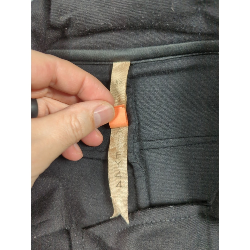 Bailey‎ 44 Jacket Wrap Motorcycle Black 5-Button Faux Leather Women XS - Picture 2 of 9